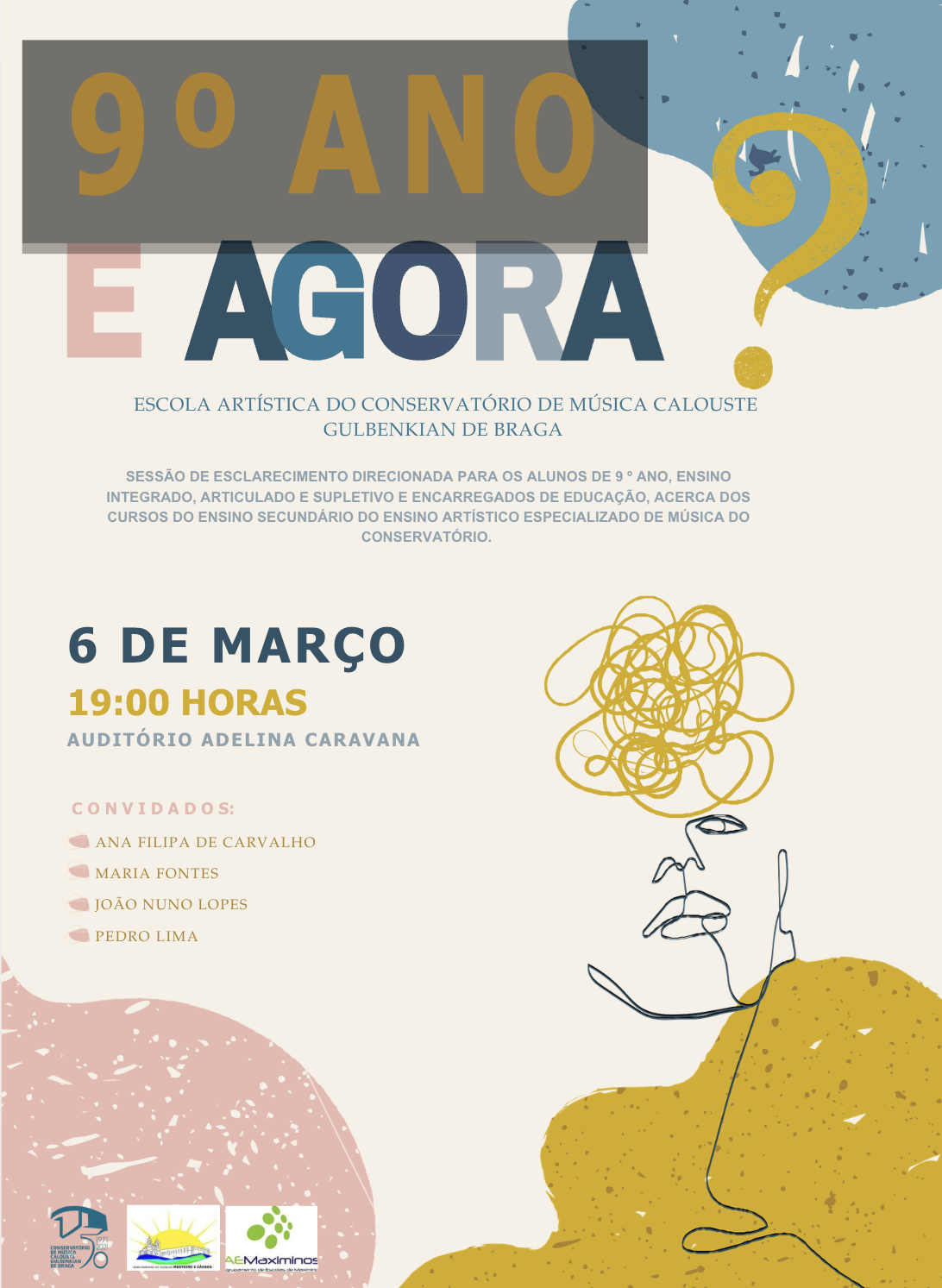 Cartaz 9º Ano. E agora 2026
