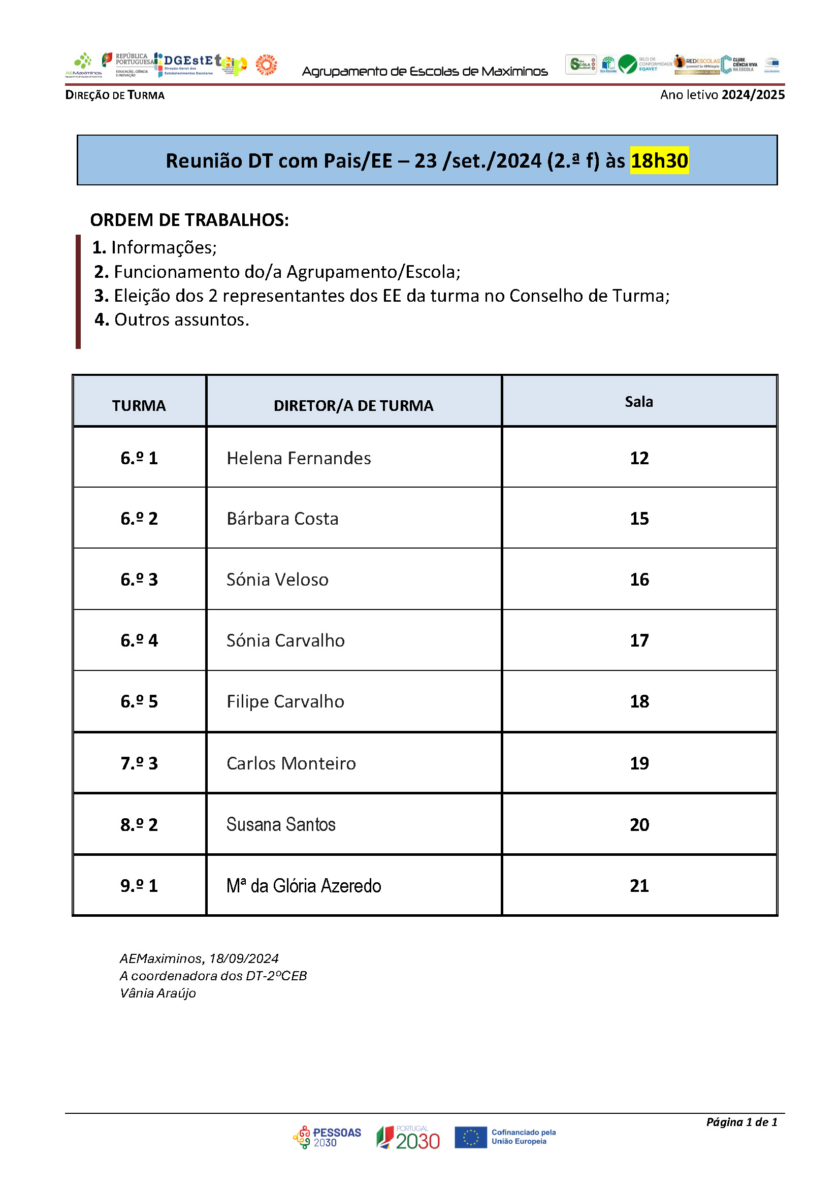 MarcaçãoReuniãoDT EE 23 SET 24