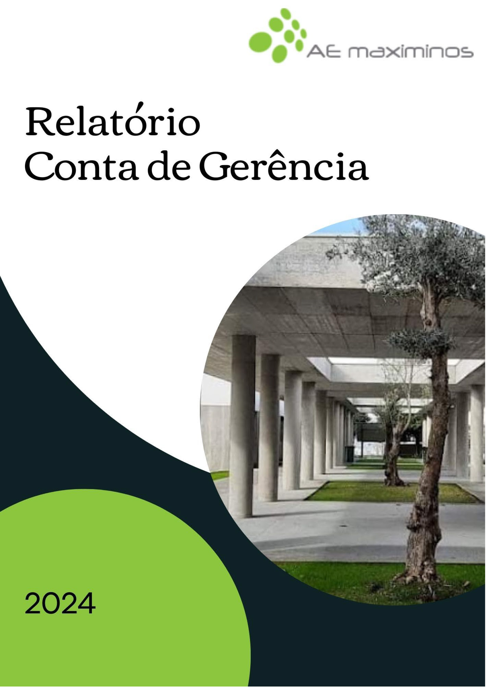 Páginas de Relatorio de Conta de Gerência AEmax 2024
