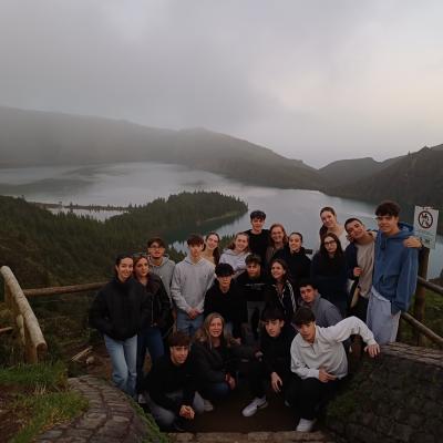 Alunos do 11.º ano  do Agrupamento de Escolas de Maximinos visitaram a Ilha de São Miguel